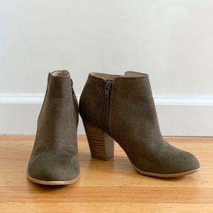 Old Navy Faux-Suede High-Heel Booties